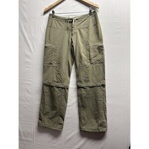 Mountain Hardwear Convertible Pants Womens 6 Khaki Zip Off Legs Hiking Outdoor